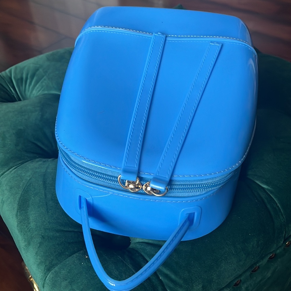 Pretty Blue Mini Backpack Bag - Picture 7 of 7
